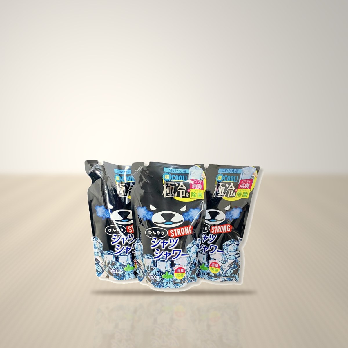 ひんやりシャツシャワー